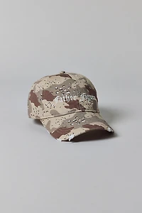 UO Father Figure Embroidered Camo Hat