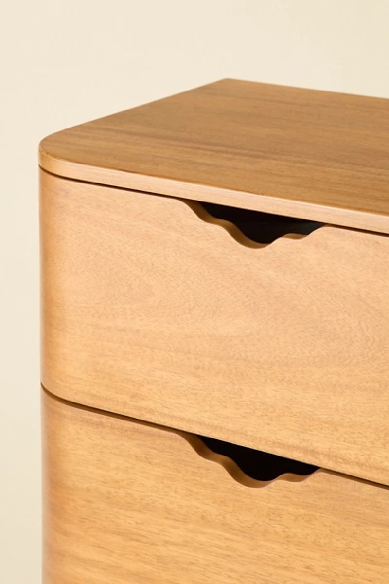 Naia Short 6-Drawer Wood Dresser