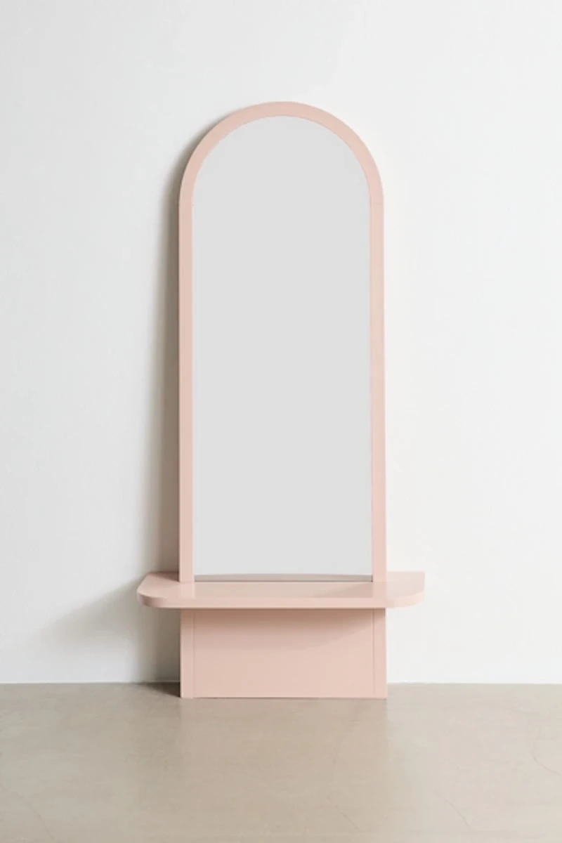 Cam Leaning Arch Wall Mirror