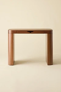 Naia Curved Wood Writing Desk