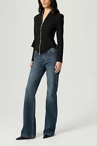 Nocturne Zip Detail Top