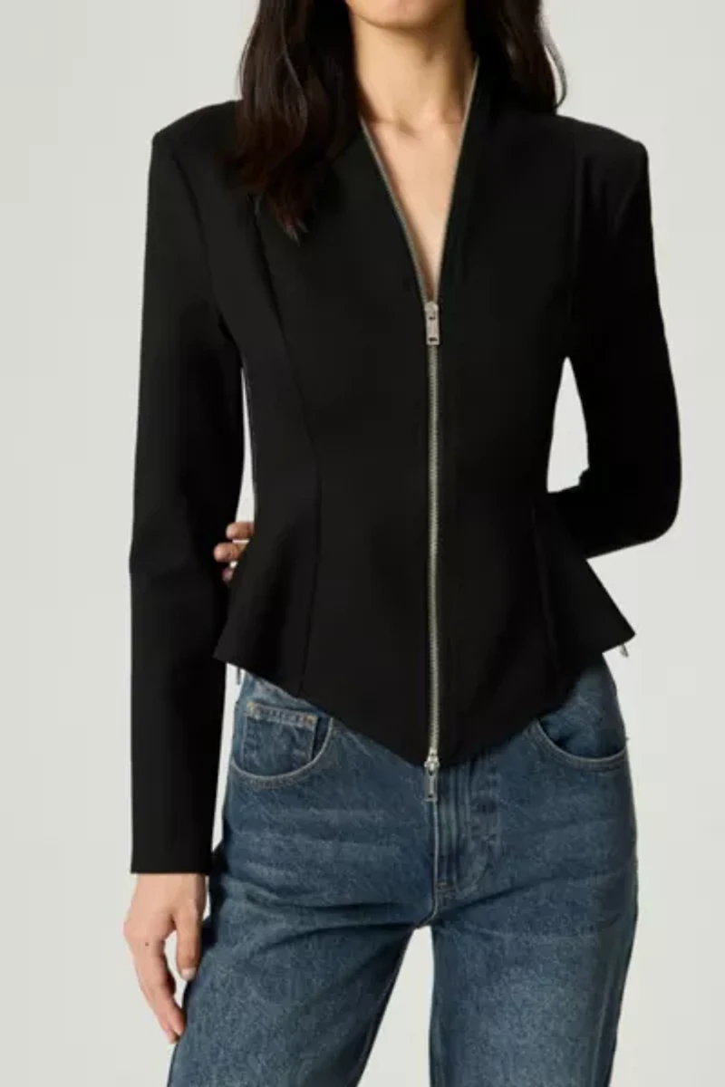 Nocturne Zip Detail Top