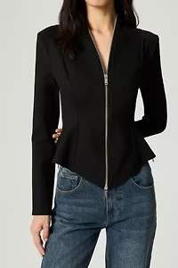 Nocturne Zip Detail Top