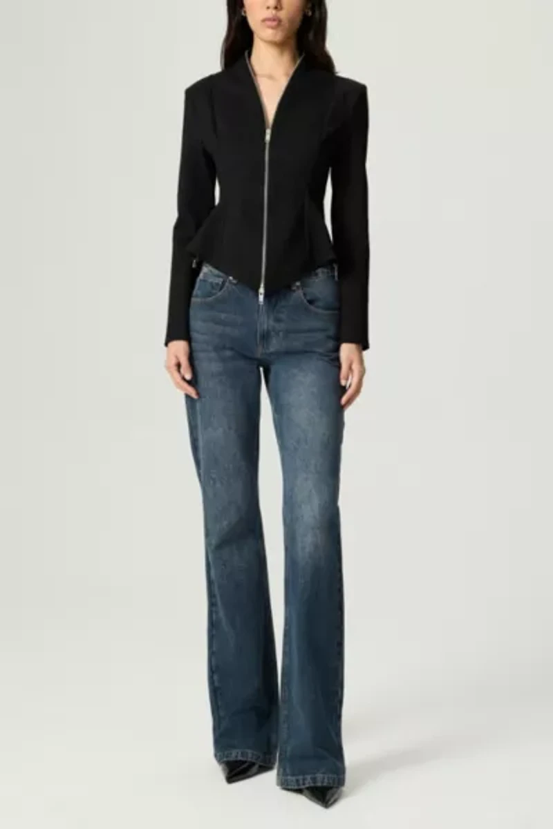 Nocturne Zip Detail Top