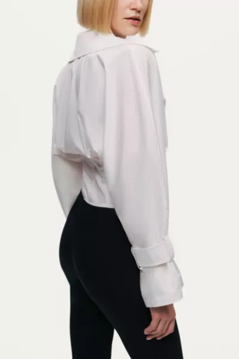 Nocturne Layered Collar Wrap Bodysuit