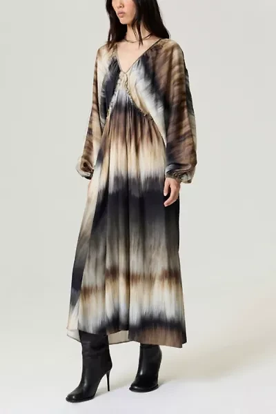 Nocturne Printed Flowy Maxi Dress