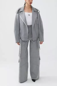 Nocturne Oversized Double-Breasted Coat