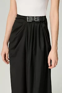 Nocturne Double-Buckle High-Waist Pant