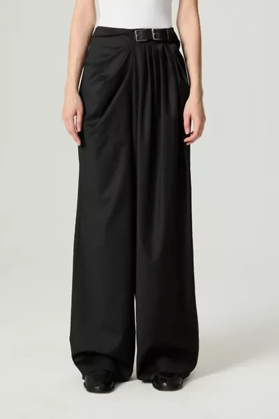 Nocturne Double-Buckle High-Waist Pant