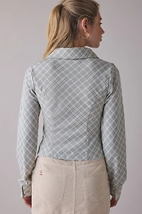 Daisy Street Scoop Asymmetric Button-Down Shirt