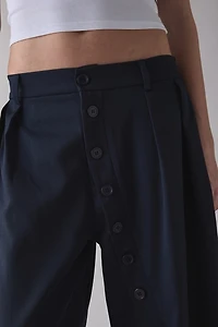 Daisy Street Muse Button-Leg Baggy Trouser