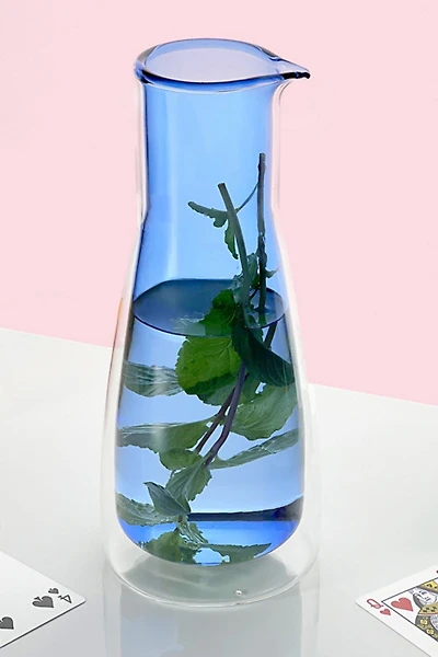 Cloudnola Double-Wall Glass Carafe Pitcher