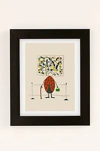 ANIAGRETASTUDIO Ladybug At The Museum Art Print