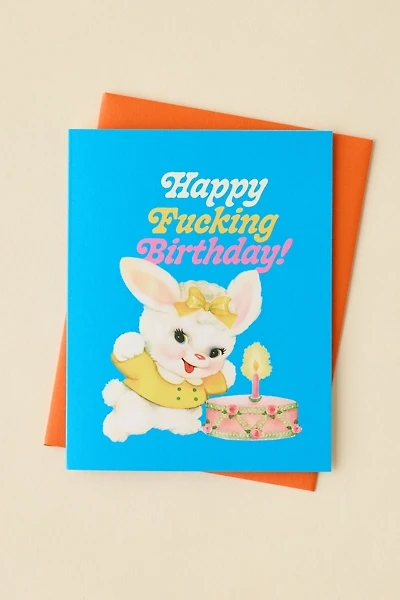 Happy Birthday Bunny Birthday Card