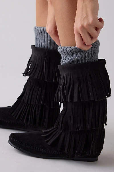 Minnetonka 3-Layer Fringe Boot