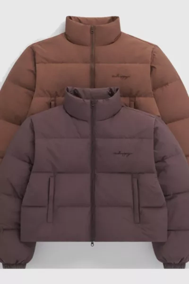 Madhappy Women's Cropped Cozy Puffer Jacket