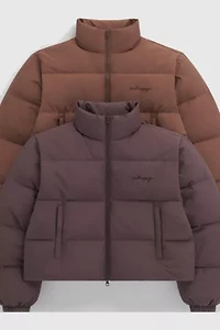 Madhappy Women's Cropped Cozy Puffer Jacket