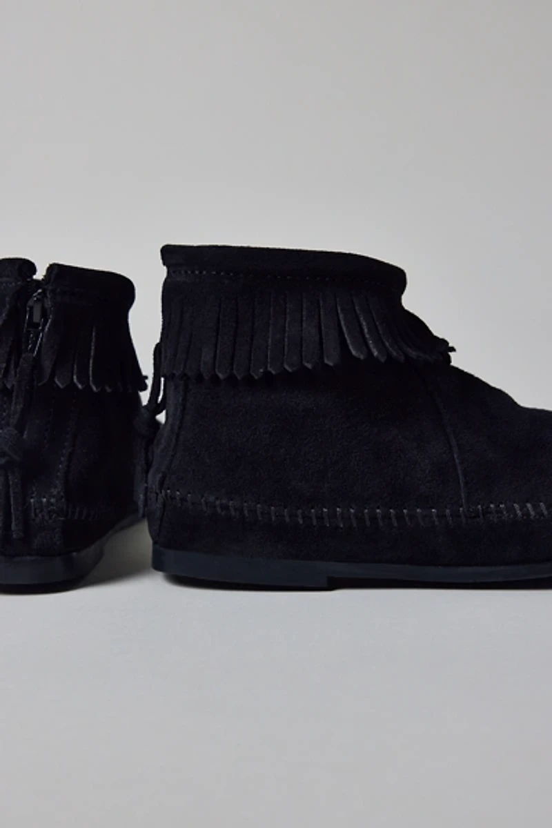Minnetonka Back Zip Hardsole Boot