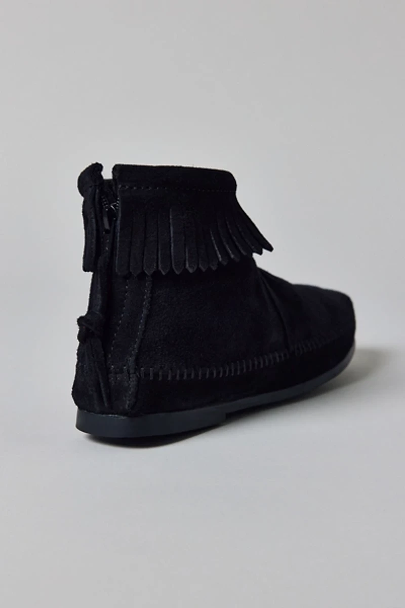 Minnetonka Back Zip Hardsole Boot