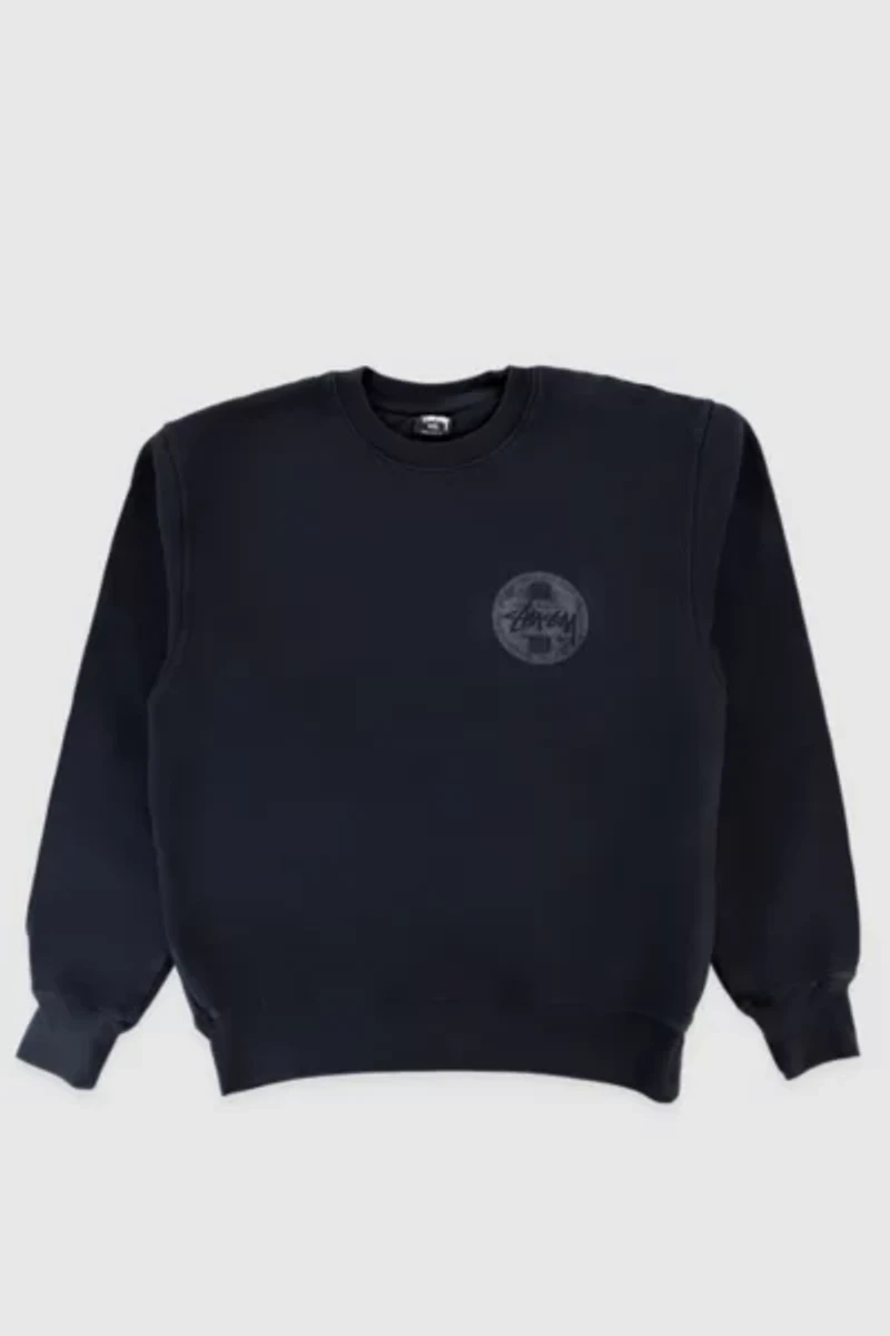 Stussy Dot Stamp Pigment Dyed Crew
