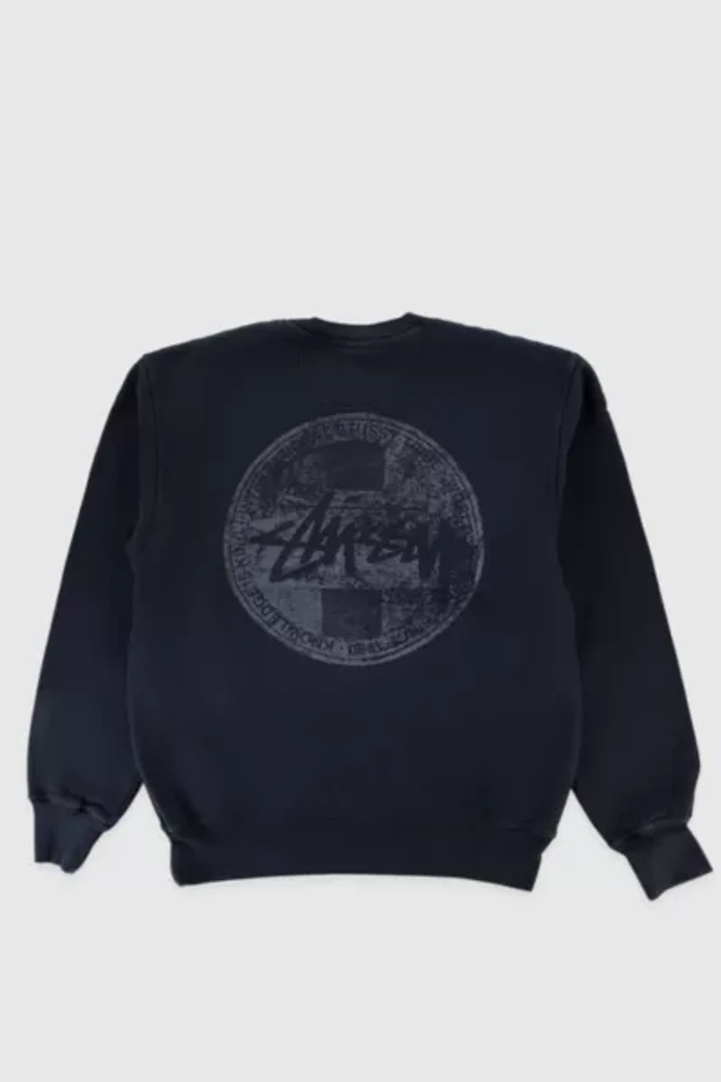 Stussy Dot Stamp Pigment Dyed Crew