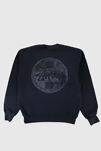 Stussy Dot Stamp Pigment Dyed Crew