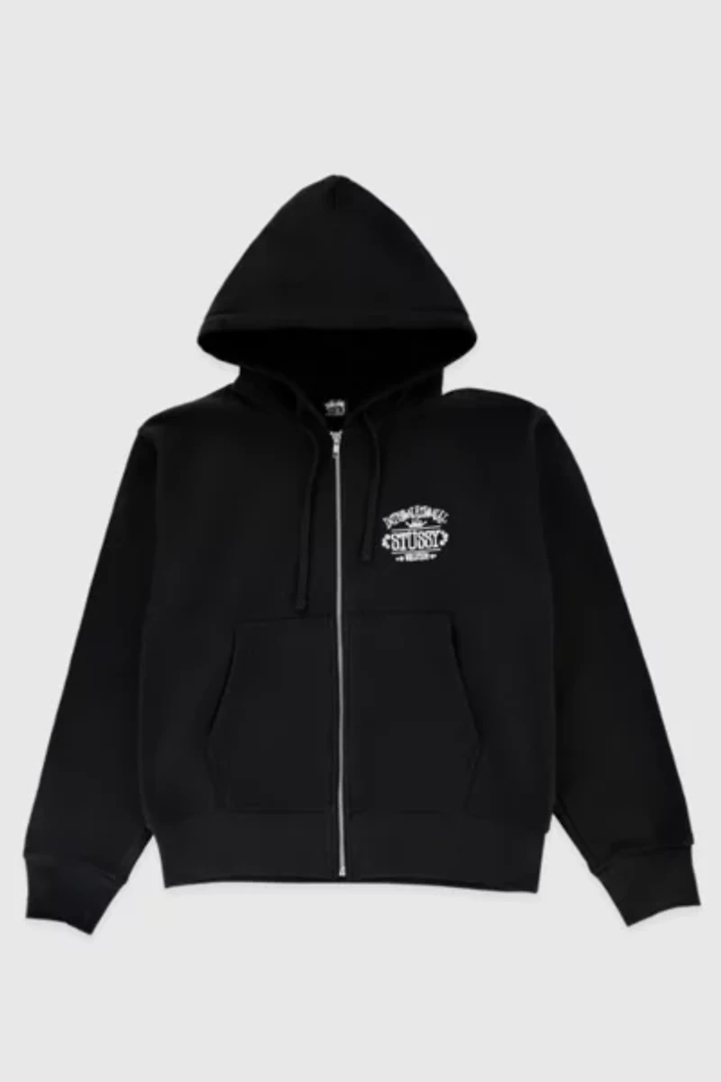 Stussy Worldwide Zip Hoodie