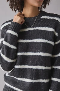 Obey Casey Stripe Crew Neck Sweater