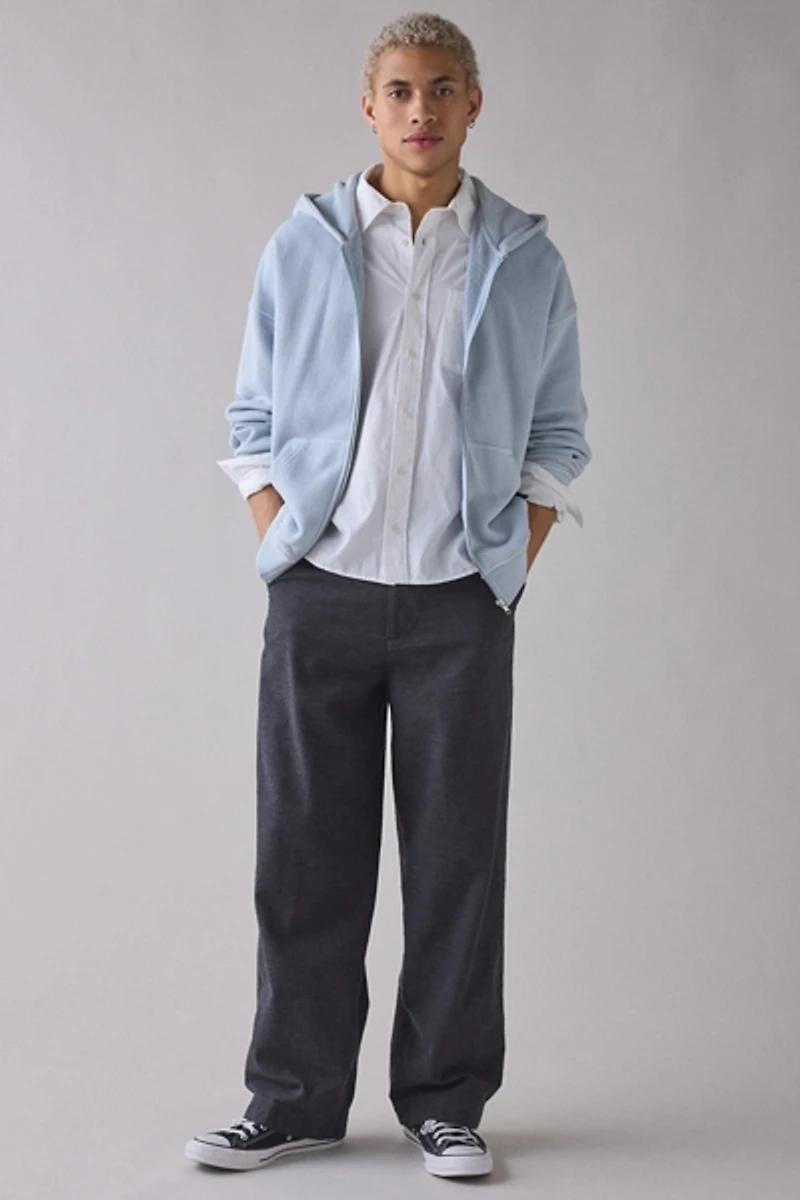 UO Noel Flat Front Linen Pant