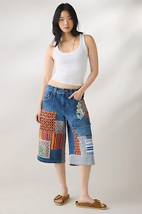 BDG Nomad Patchwork Baggy Jort