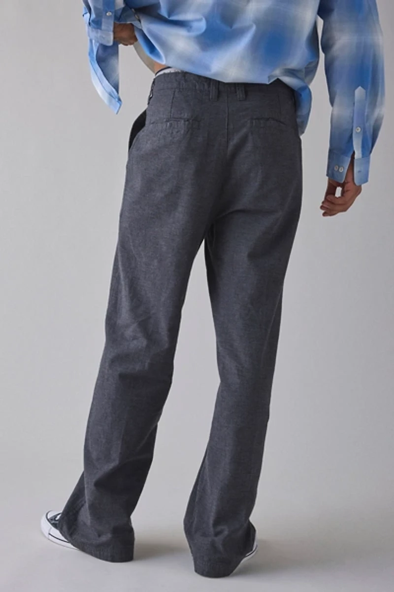 UO Chandler Linen Flare Trouser Pant