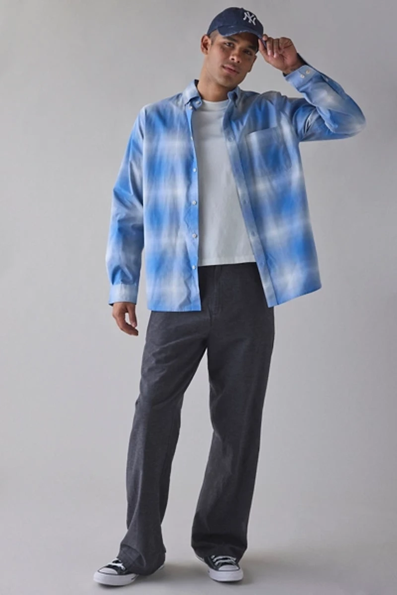 UO Chandler Linen Flare Trouser Pant