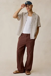 UO Chandler Linen Flare Trouser Pant