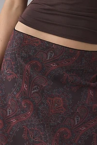 Motel Suriela Low-Rise Slip Midi Skirt