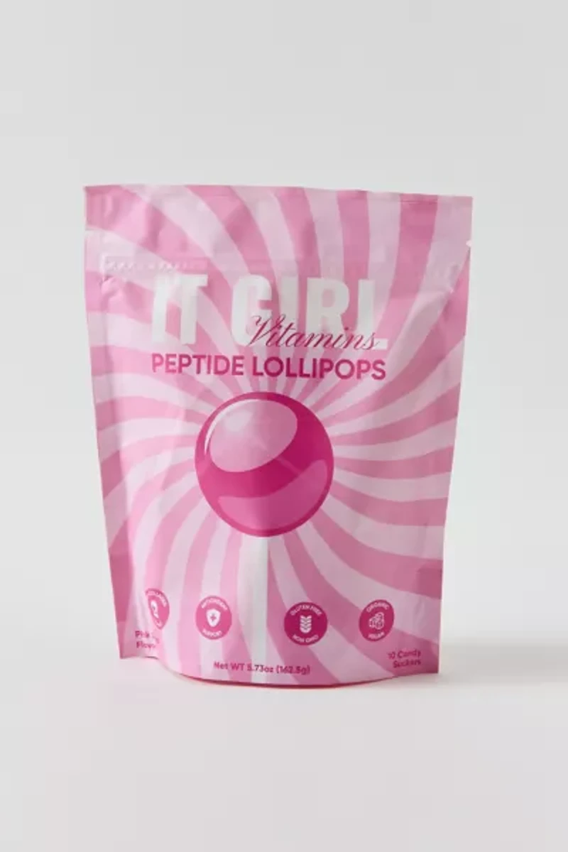 It Girl Vitamins Lollipop Hard Candy Sucker Beauty Supplement