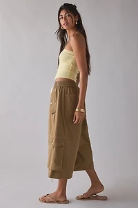 BDG Cassie Cropped Wide Leg Cargo Pant