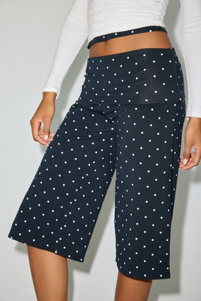 Out From Under Bec Cropped Gaucho Pants