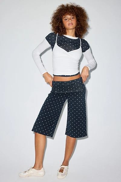Out From Under Bec Cropped Gaucho Pants