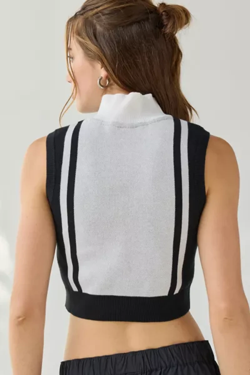 Puma Future Archive Jacquard Knit Half-Zip Tank Top