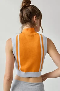 Puma Future Archive Jacquard Knit Half-Zip Tank Top
