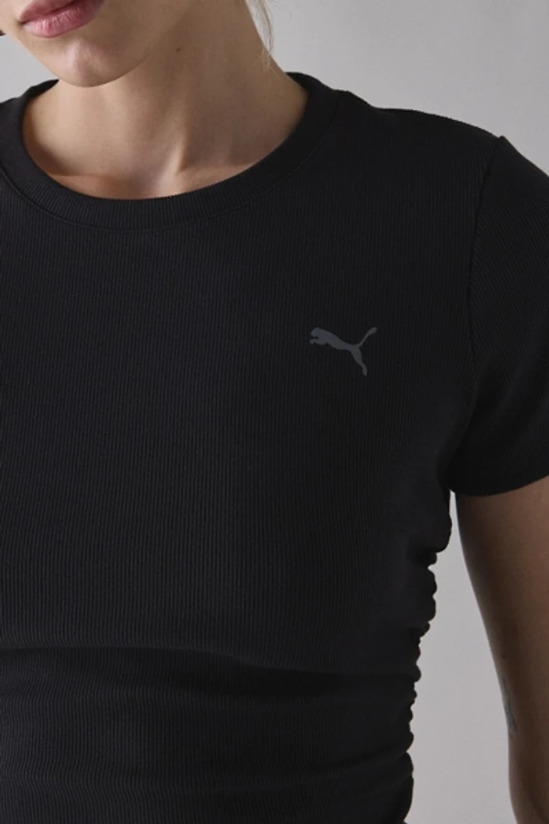 Puma Cloudspun Ribbed Knit Baby Tee