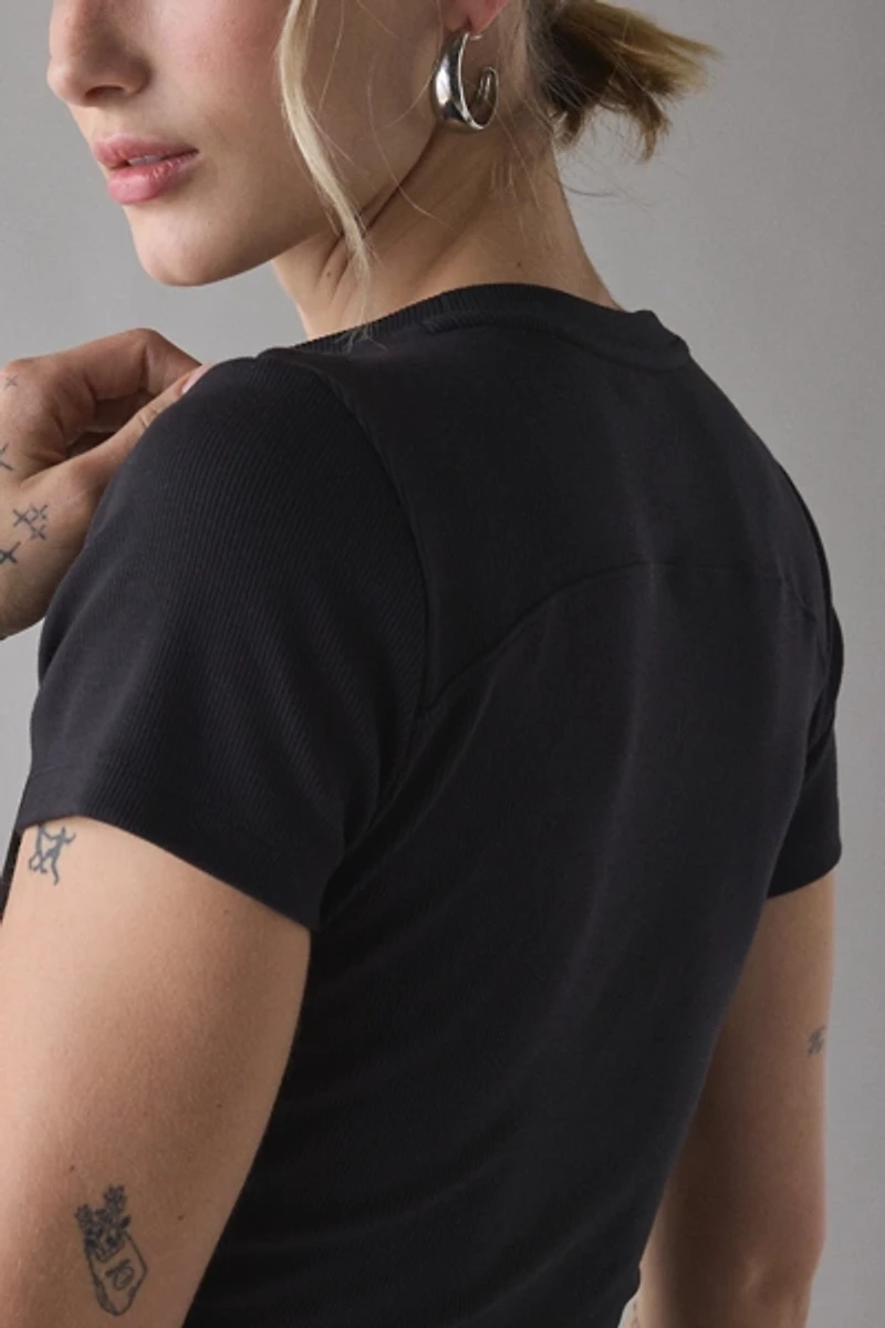 Puma Cloudspun Ribbed Knit Baby Tee