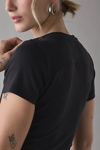 Puma Cloudspun Ribbed Knit Baby Tee