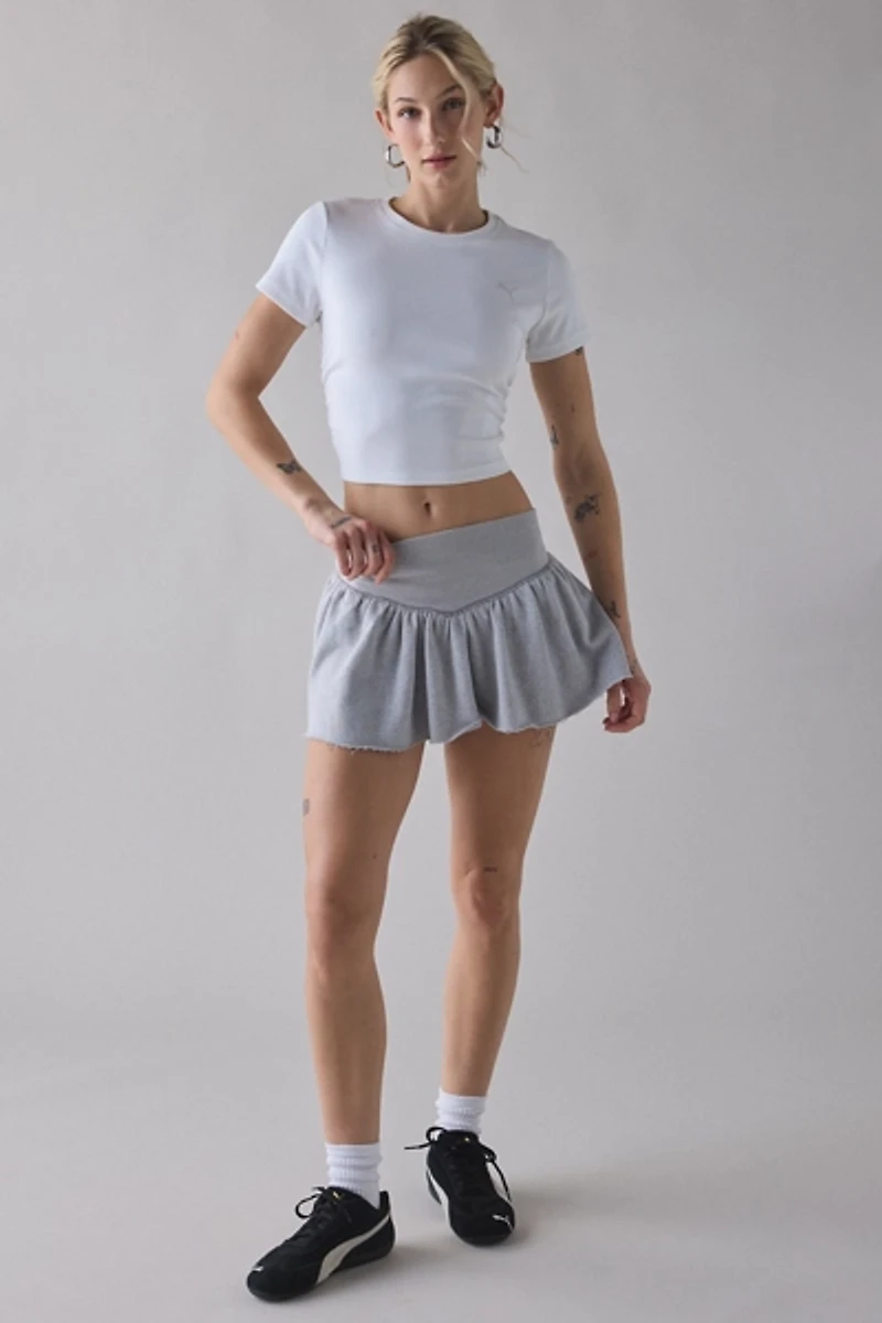 Puma Cloudspun Ribbed Knit Baby Tee