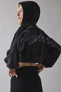 Puma Essentials Bedazzled Graphic Full-Zip Hoodie Sweatshirt