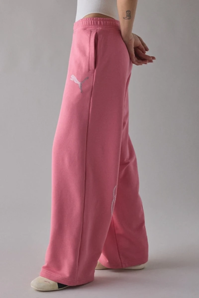 Puma Essentials Bedazzled Graphic Slouch Sweatpant