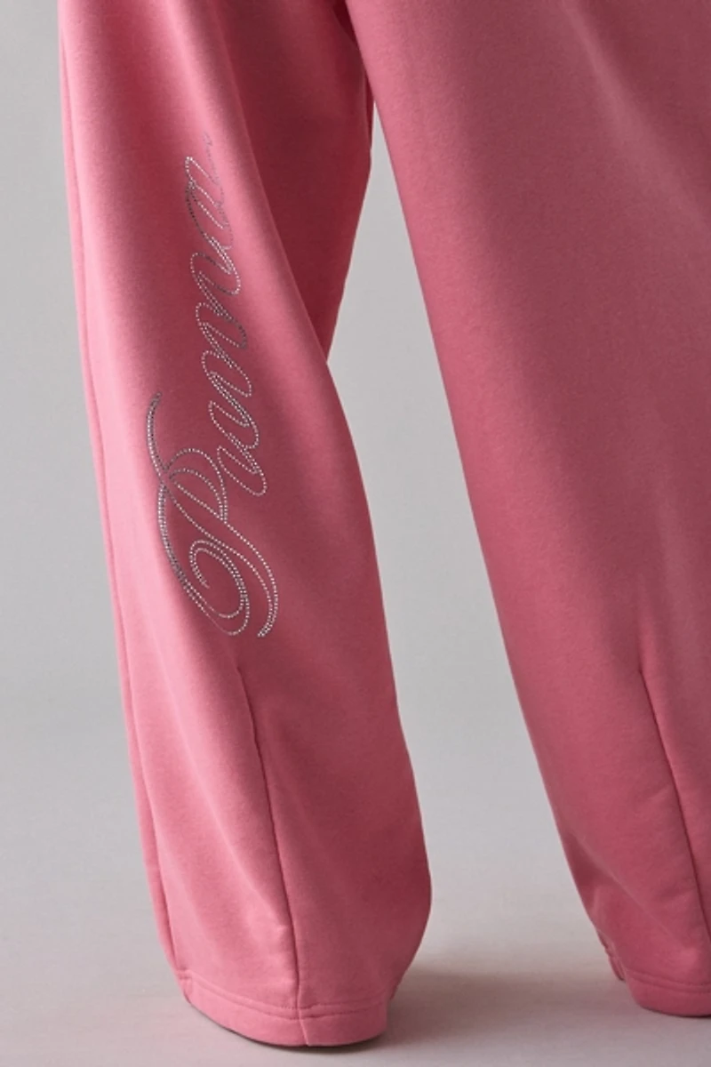 Puma Essentials Bedazzled Graphic Slouch Sweatpant