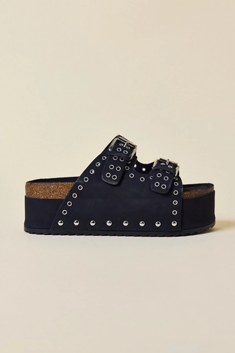 Azalea Wang Algedi Grommet Flatform Sandal