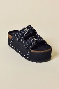 Azalea Wang Algedi Grommet Flatform Sandal