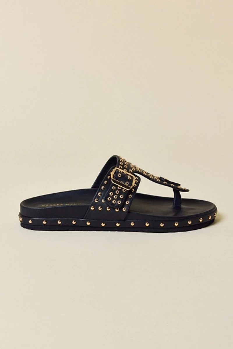Azalea Wang Daisy Chain Studded Sandal